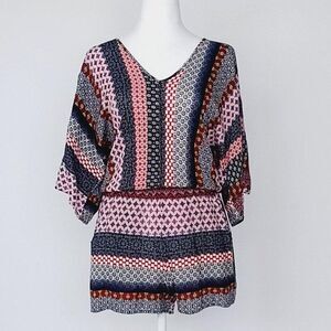 Venus Women's Multicolor Striped Romper Size: XS